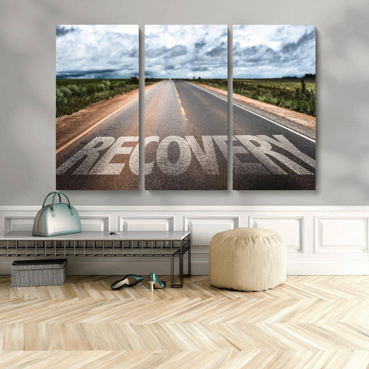 Recovery Road Wall Art Canvas Print