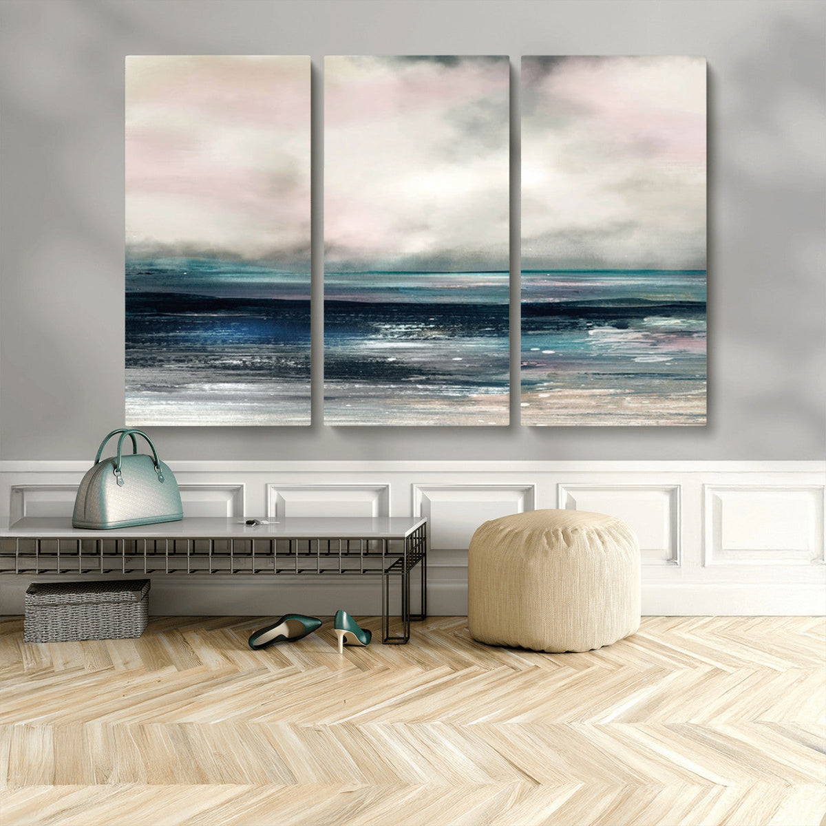 Contemporary Abstract Wall Art Canvas Print