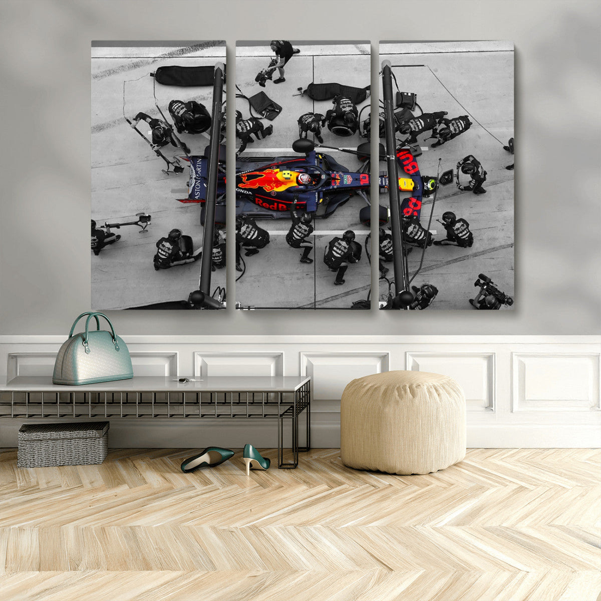 RedBull Formula 1 Canvas Wall Art Print