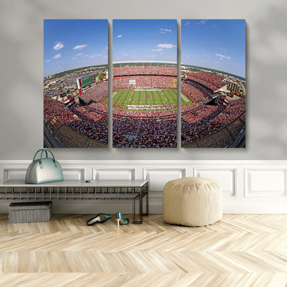 William Brice Stadium Wall Art Canvas Print – Stadium Crowd