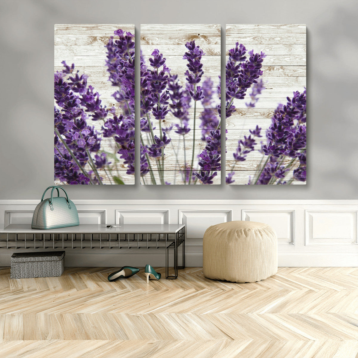 Lavender Herb Wall Art Canvas Print