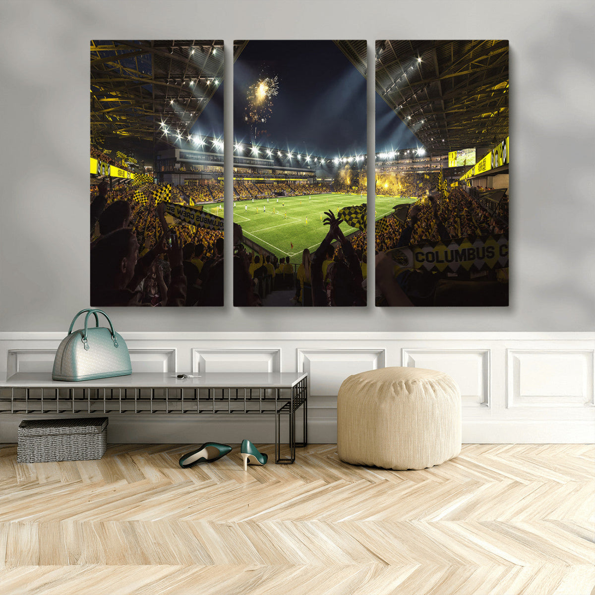 Columbus Crew Soccer Team Print - Columbus Crew Stadium Wall
