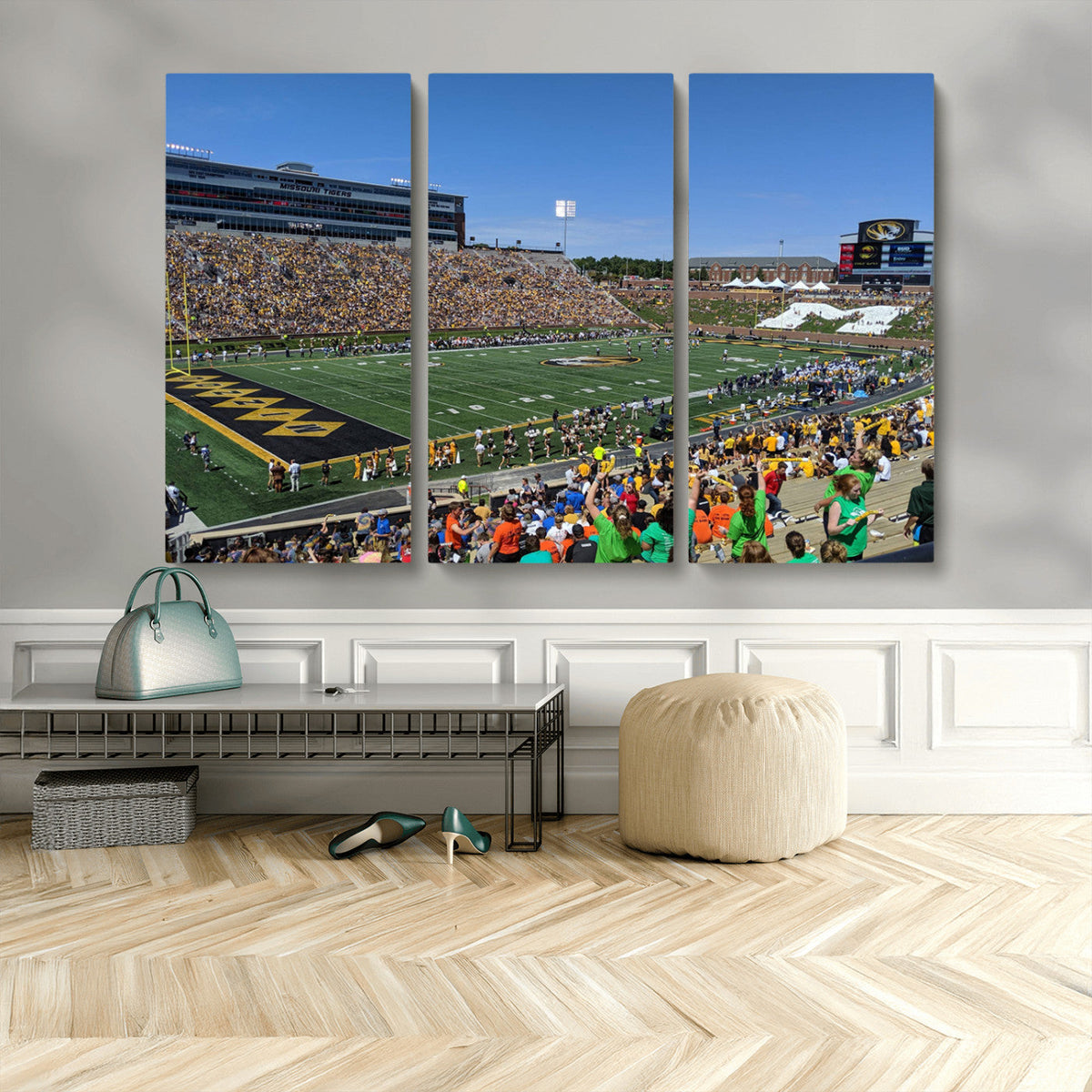 University of Missouri Tigers Football Team Print - Columbia