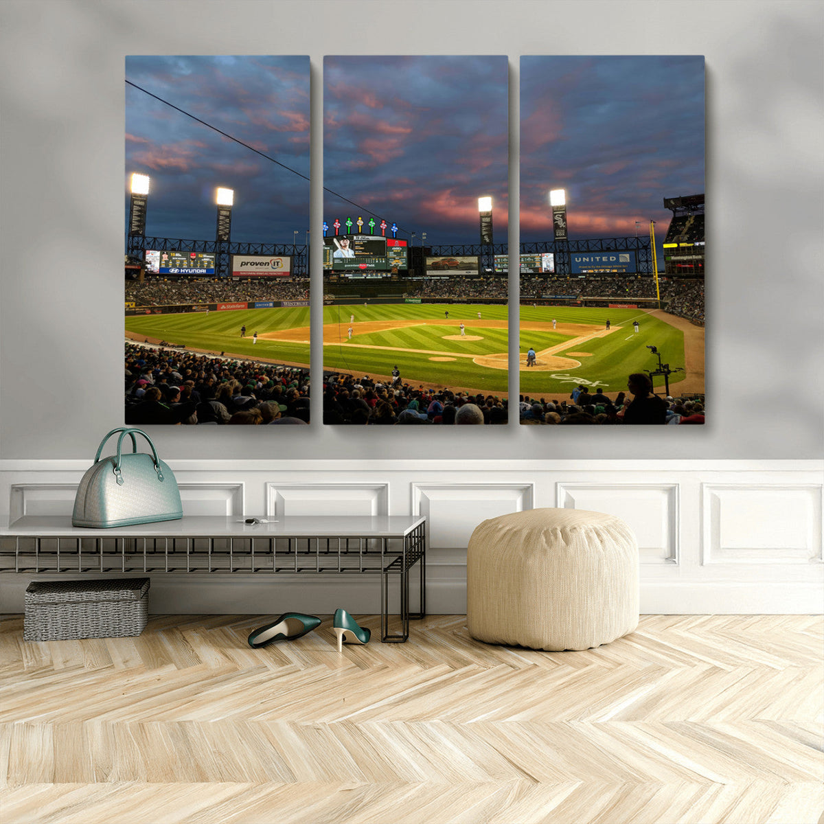 Chicago White Sox Baseball Team Print Canvas- Guaranteed