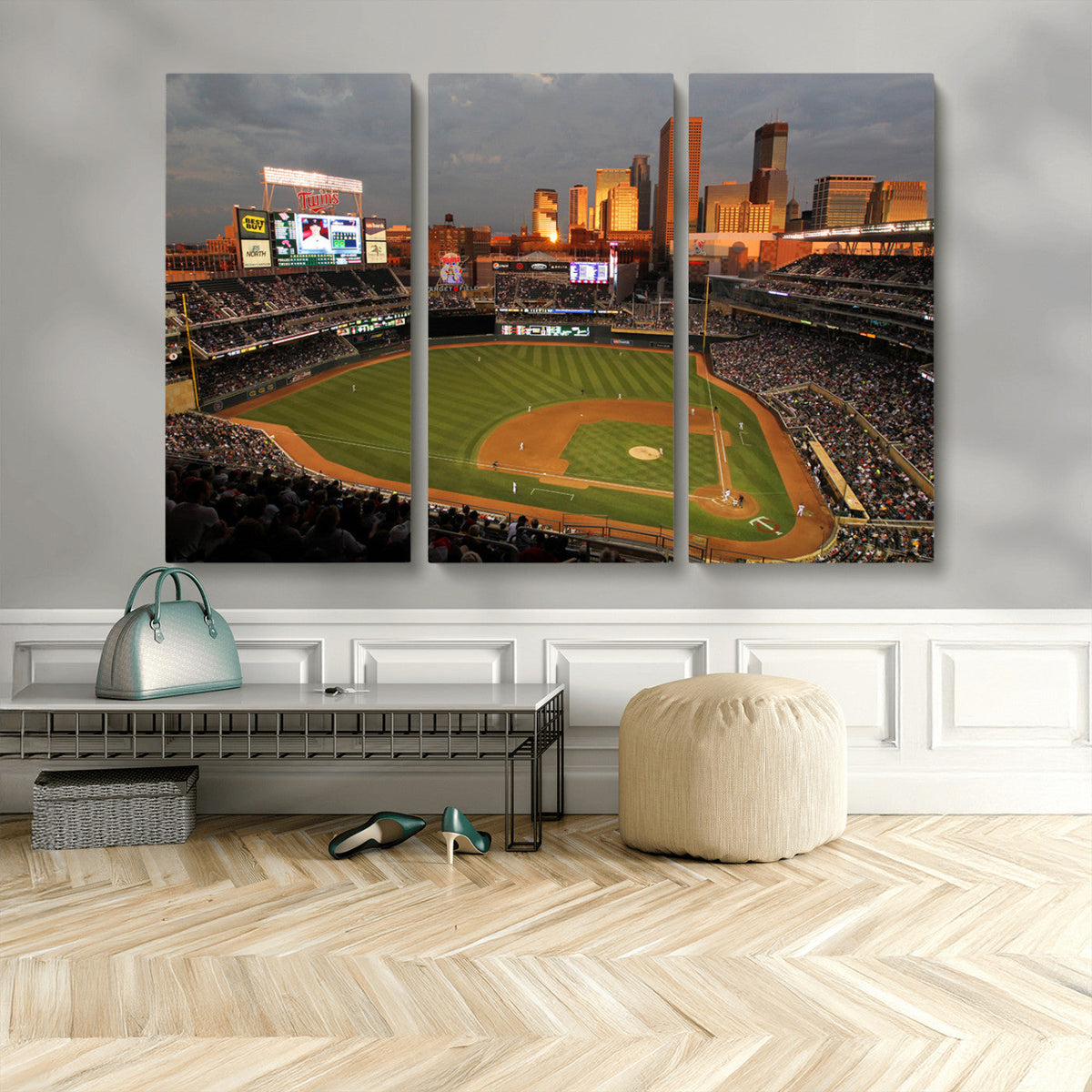 Minnesota Twins Baseball Team Print - Minneapolis Target