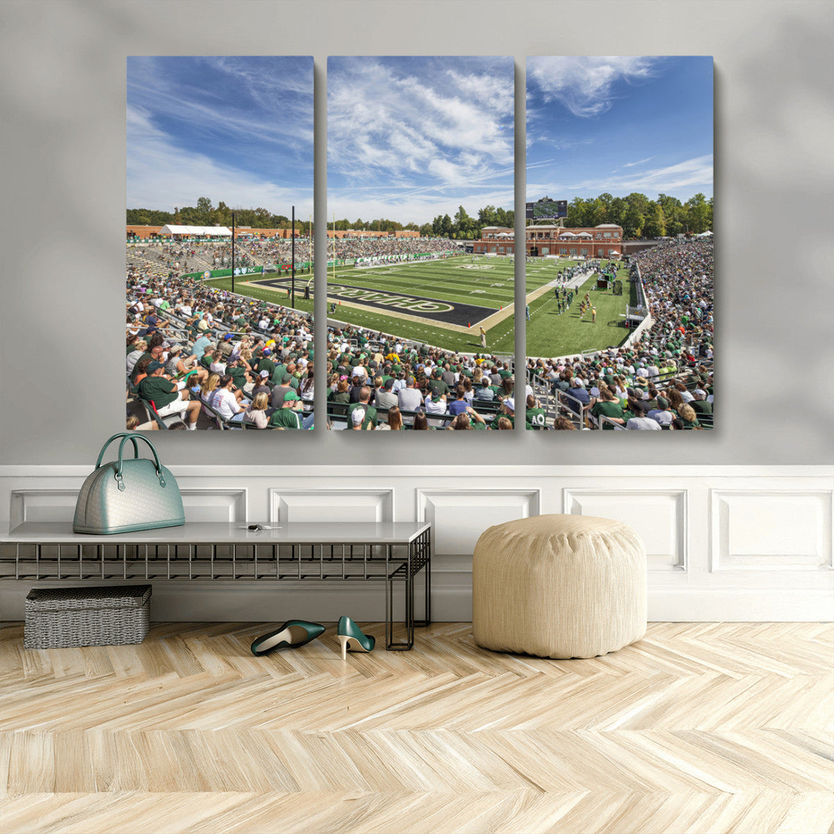 University of Charlotte 49ers Football Team Print -