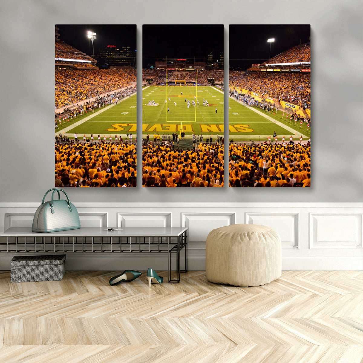 ASU Sun Devils Football Team Print - Phoenix Mountain