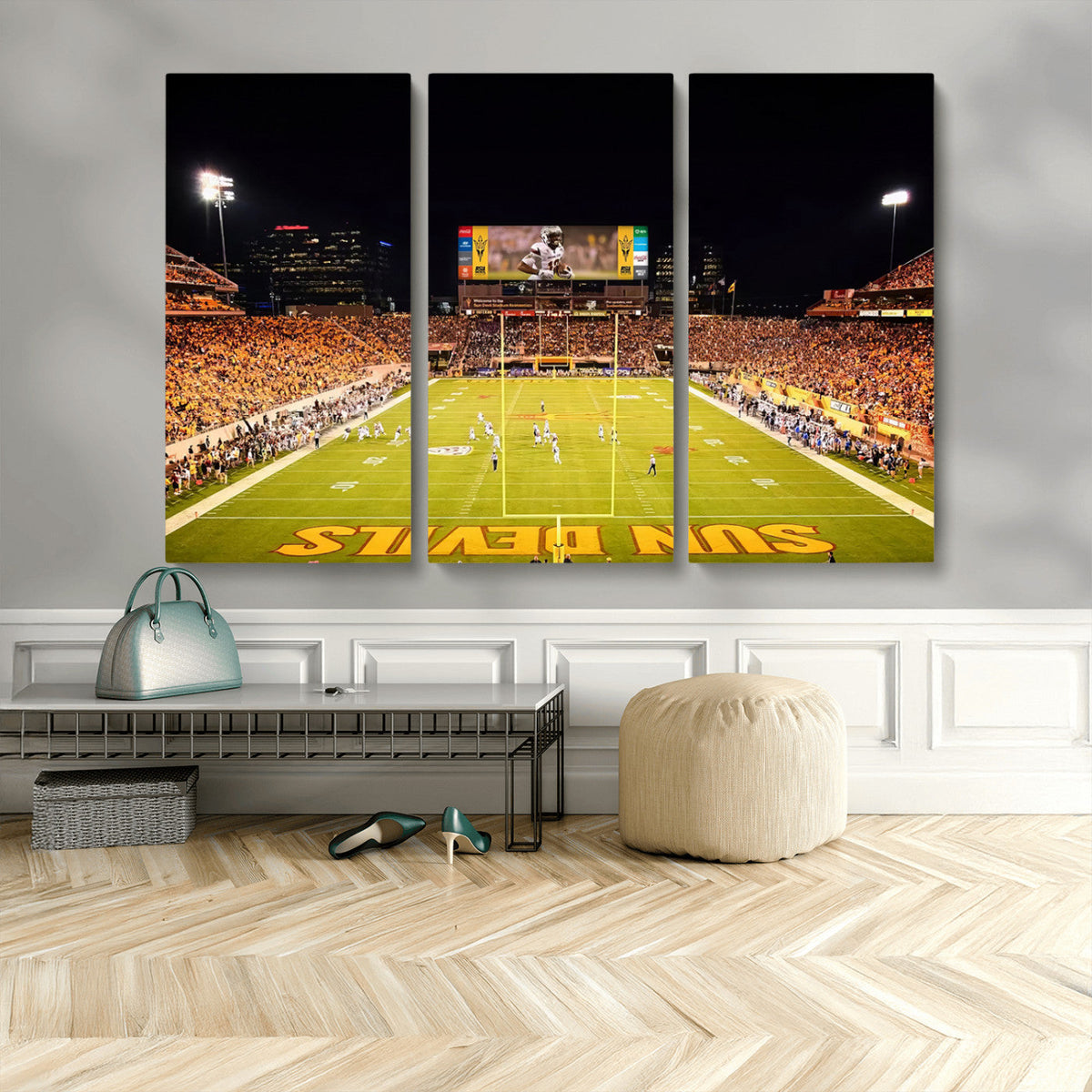 ASU Sun Devils Football Team Print - Phoenix Mountain