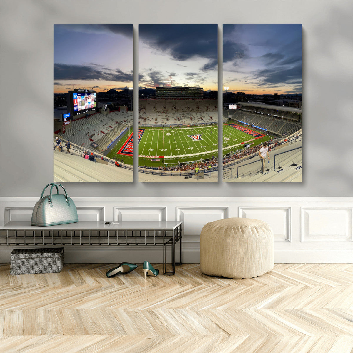 Arizona Wildcats Football Team Print - Tucson Arizona
