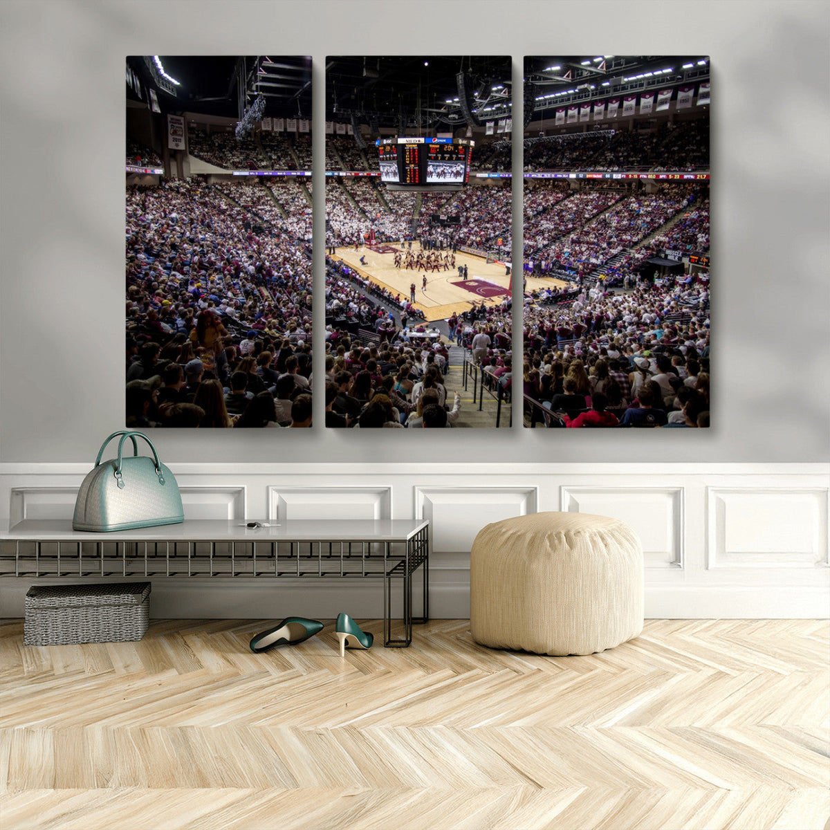 University of Nebraska Cornhuskers Basketball Team Print -