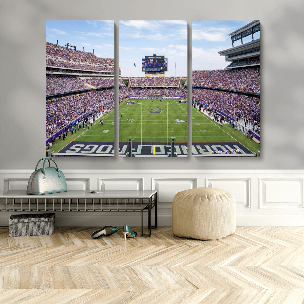 TCU Horned Frogs Football Team Print - Fort Worth Amon G.