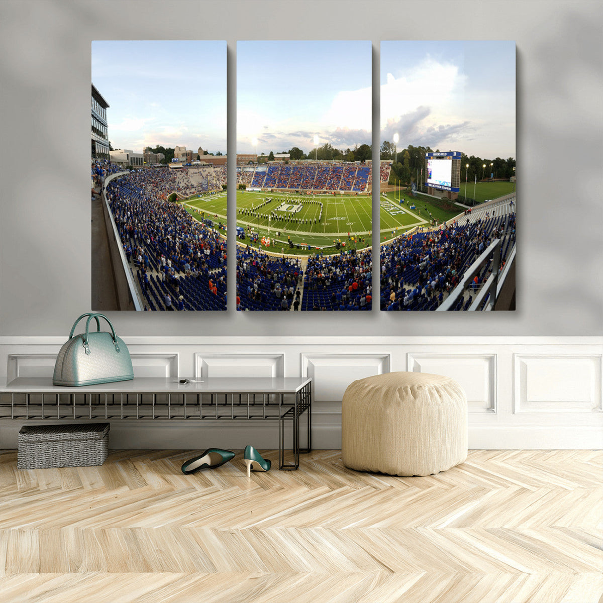 The Duke University Blue Devils Football Team Print - Durham