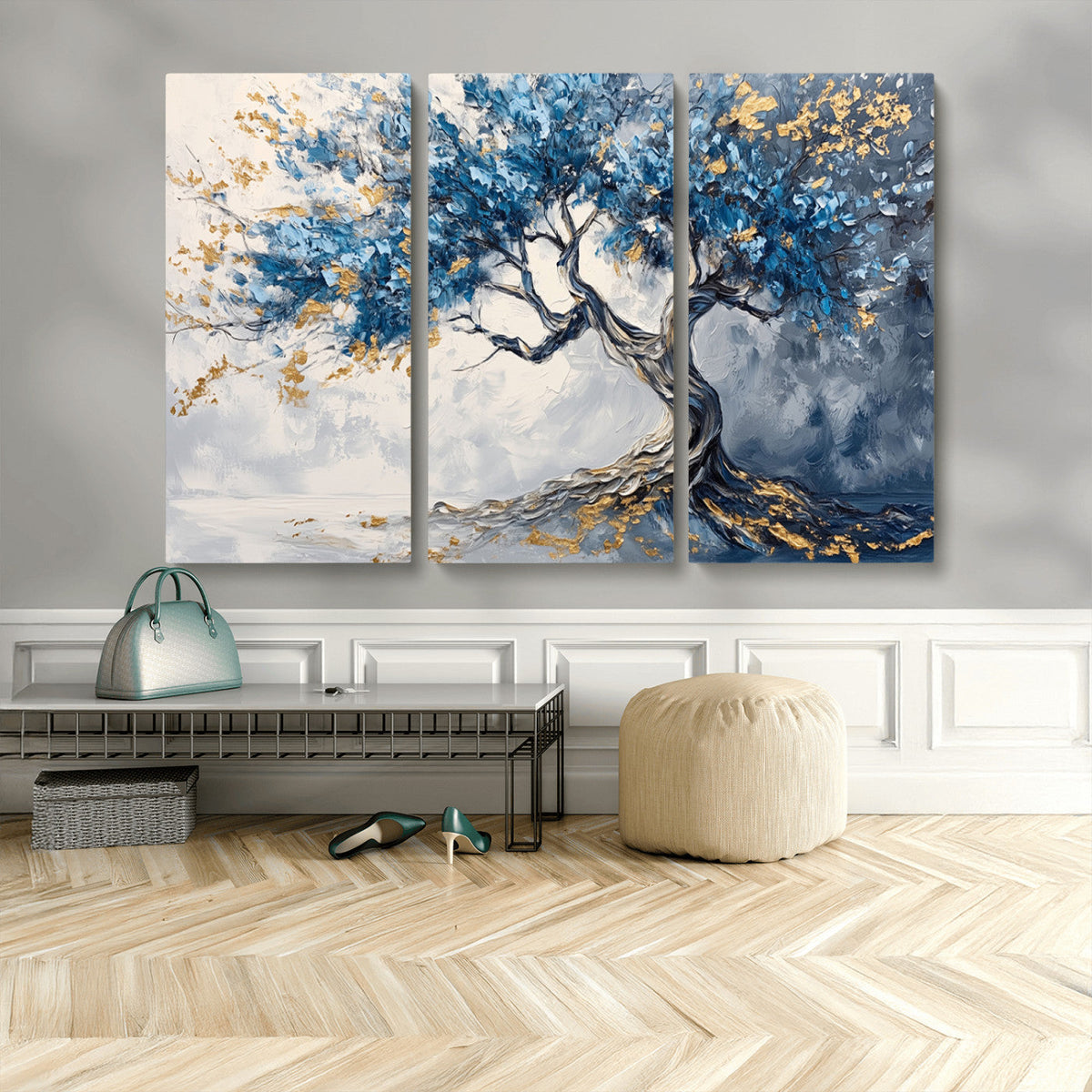 Abstract Tree Painting Canvas Wall Art | Tree of Life