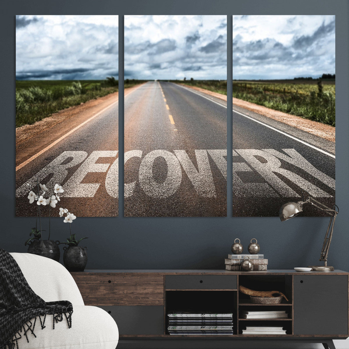 Recovery Road Wall Art Canvas Print