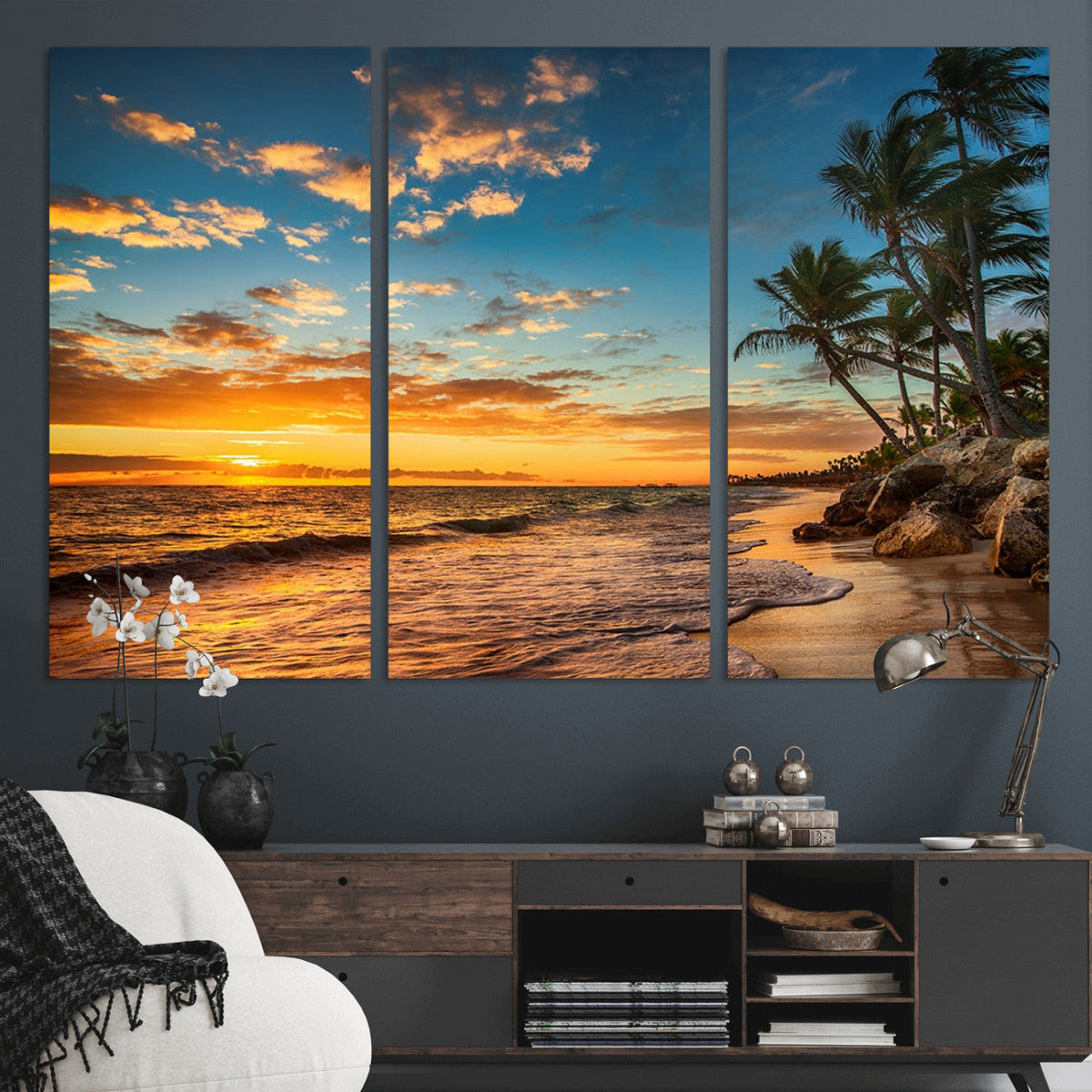 Sunset Wall Art Canvas Print