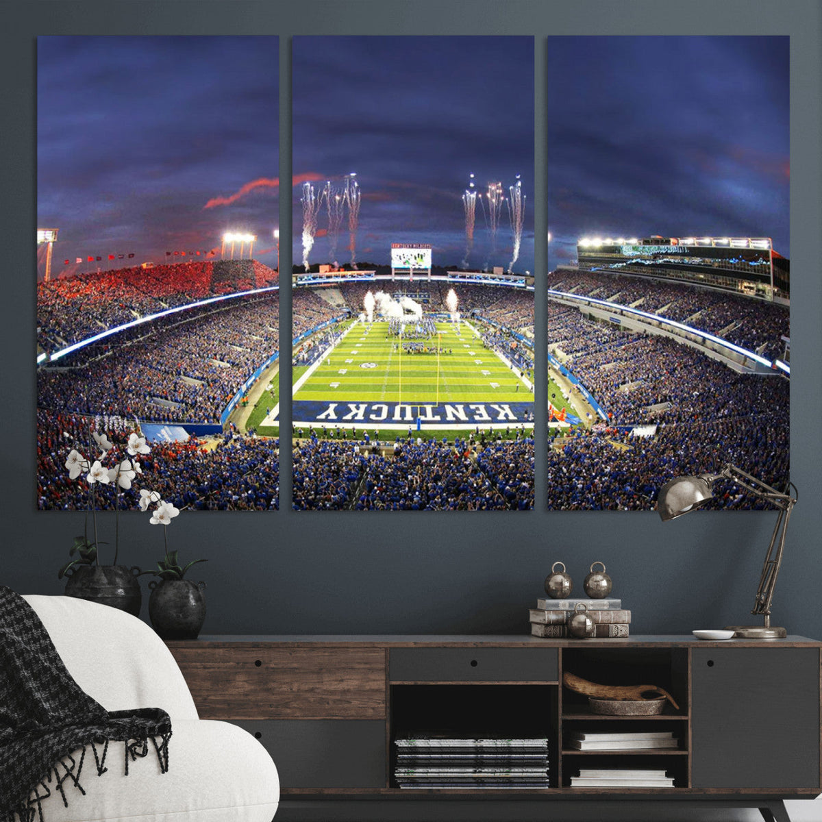 Kroger Field Canvas Wall Art - Kentucky Stadium Wall Art
