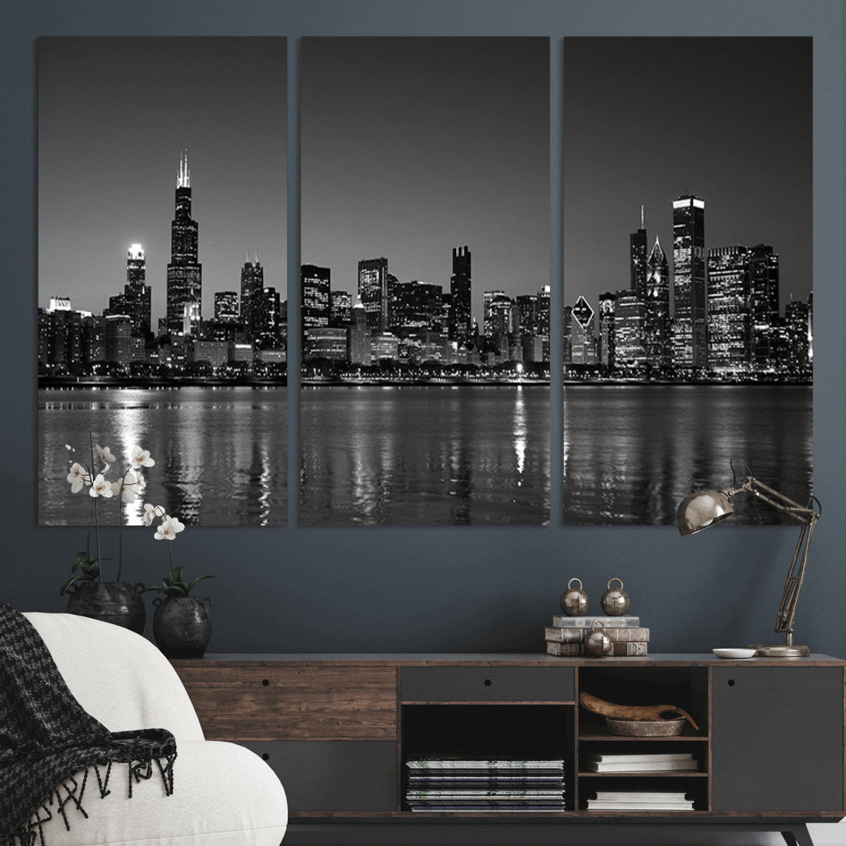 Chicago Wall Art Canvas Print