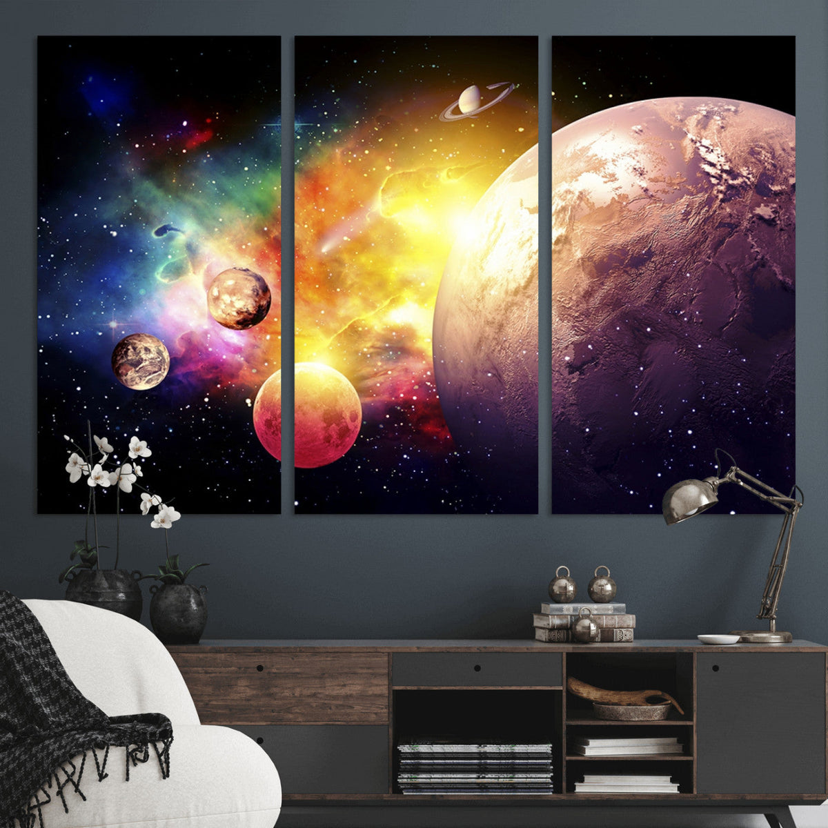 Space and Galaxy Canvas Print