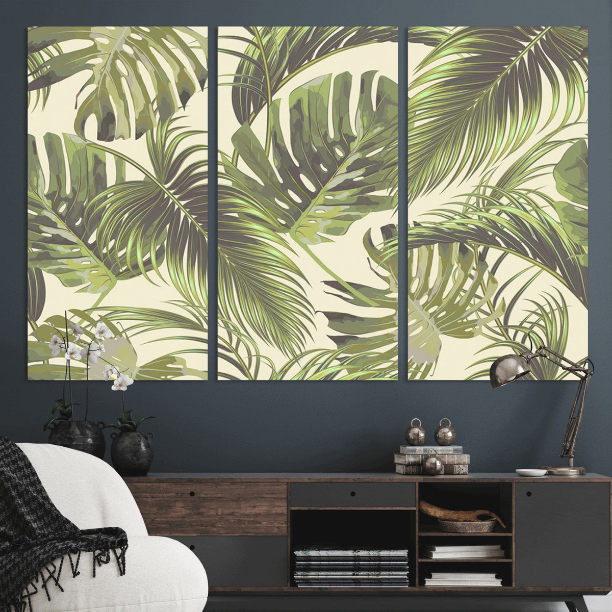 Palm Leaves Canvas Print