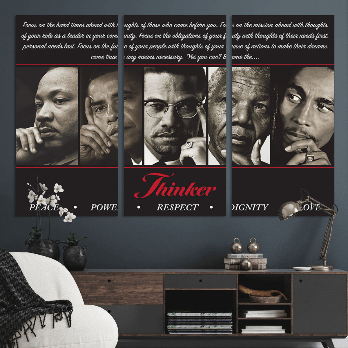 Thinkers of Wall Art Canvas Print - Inspirational Wall Art