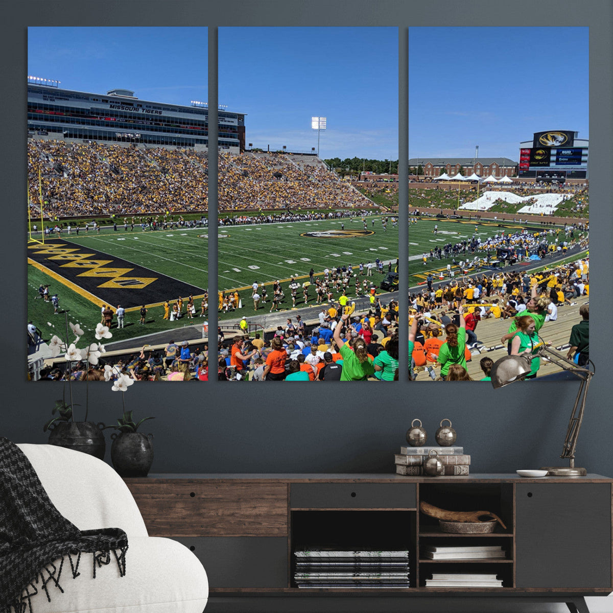 University of Missouri Tigers Football Team Print - Columbia