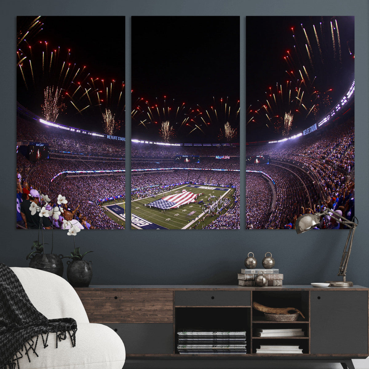 New York Giants Football Team Print - East Rutherford