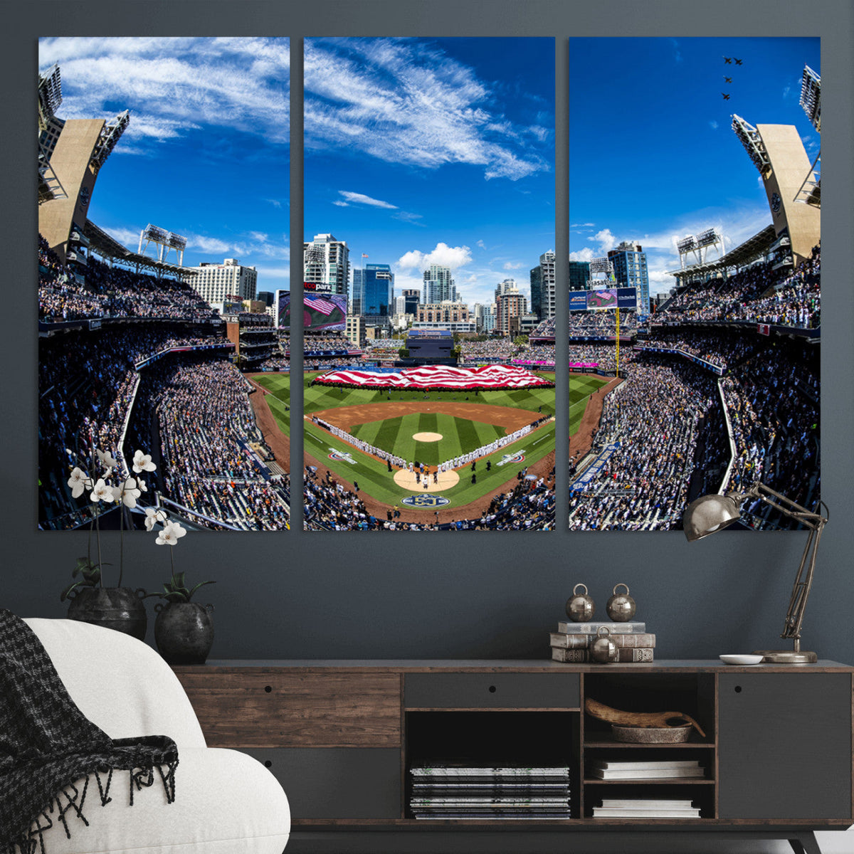 San Diego Padres Baseball Team Print - Petco Park Stadium