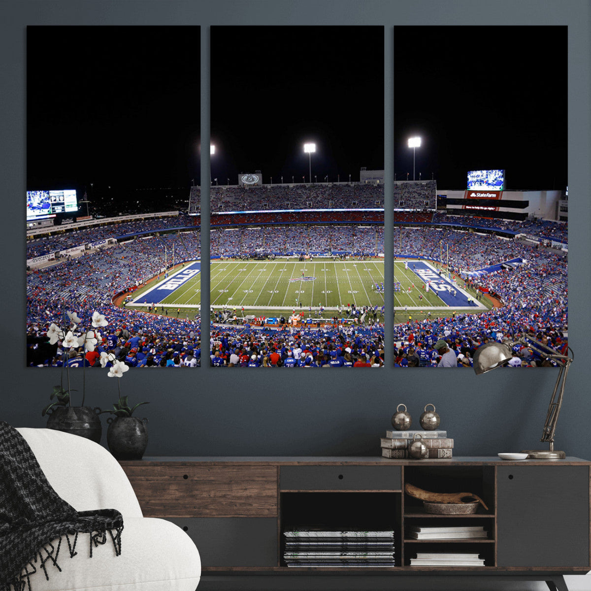 Buffalo Bills Wall Art - Buffalo Bills Stadium Canvas Print,
