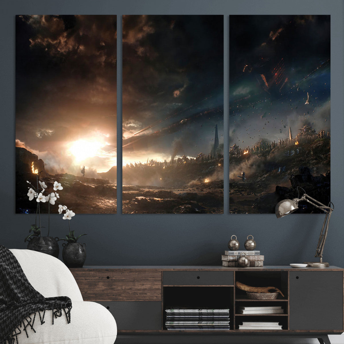 Avengers Planet Wall Art Canvas Print