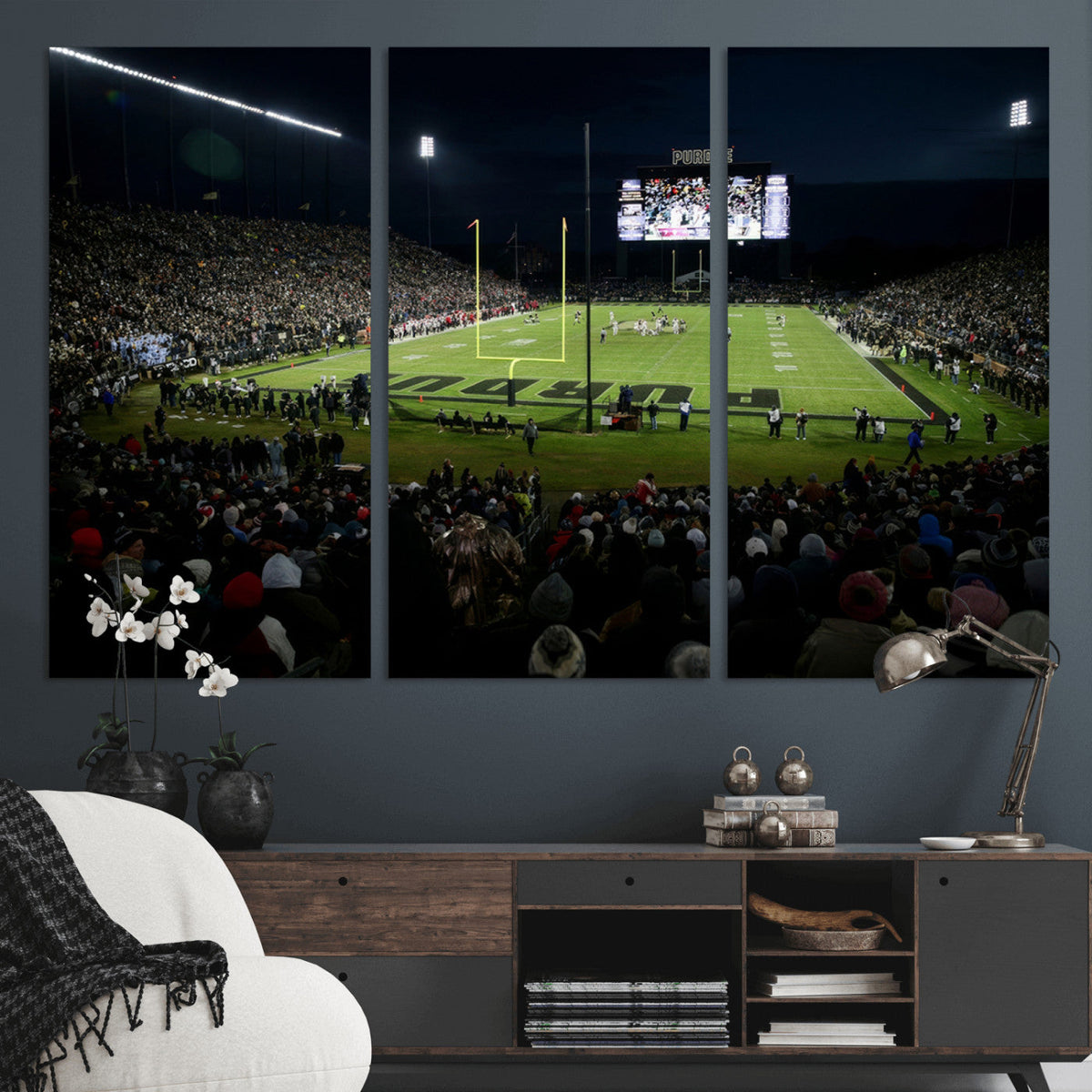 Purdue Boilermakers Football Team Print - West Lafayette