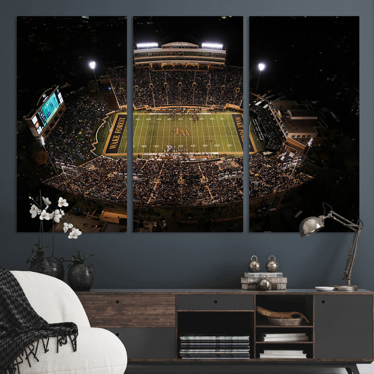 Wake Forest University Demon Deacons Canvas Printi, Football