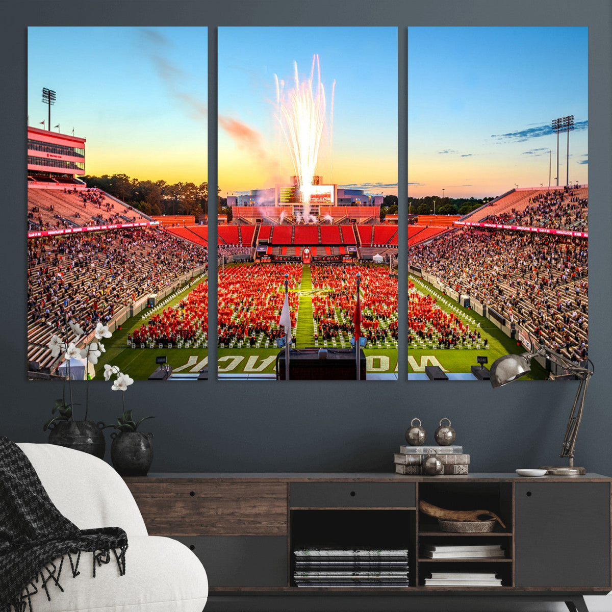 North Carolina State University Canvas Print, North Carolina