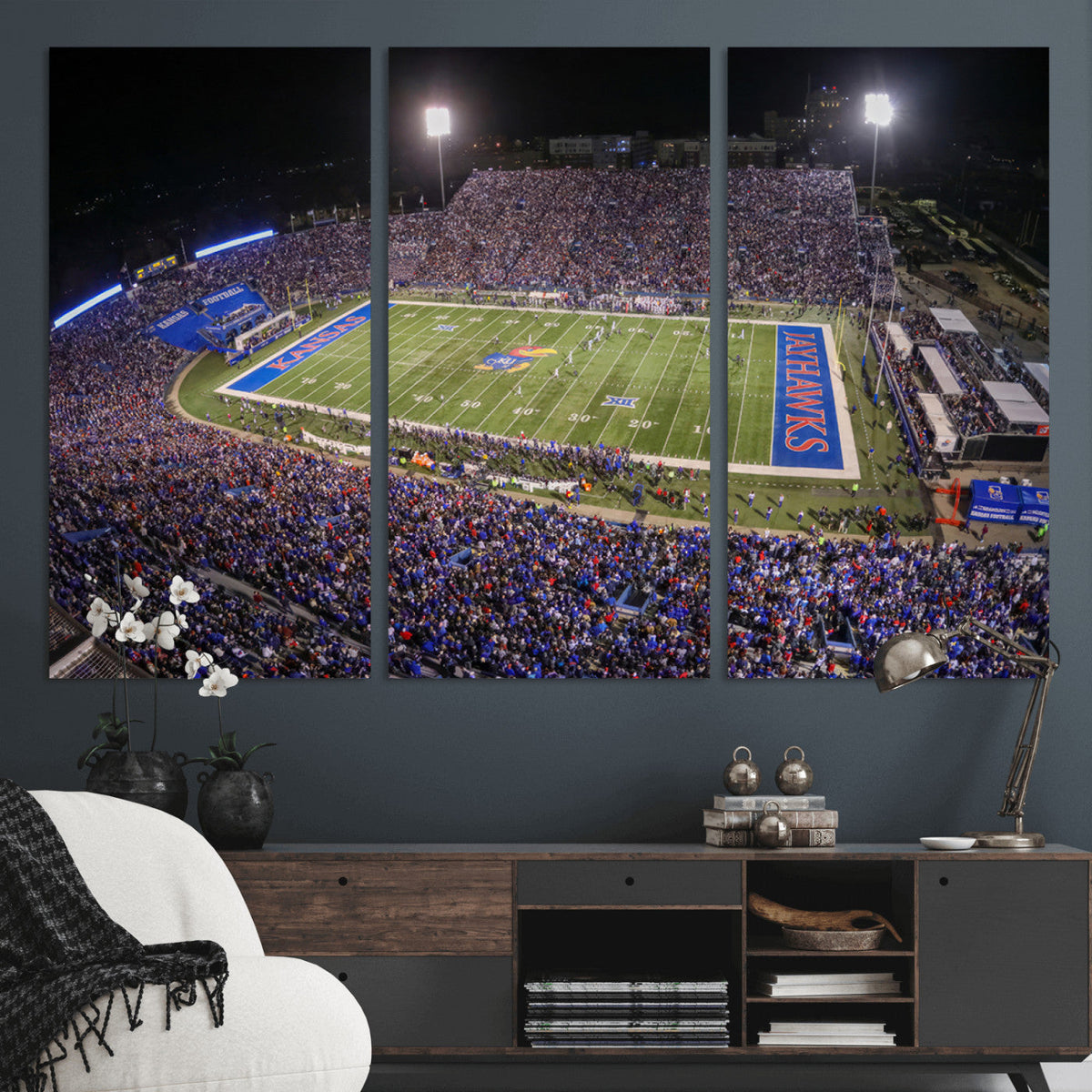 University of Kansas Jayhawks Football Team Print - Lawrence