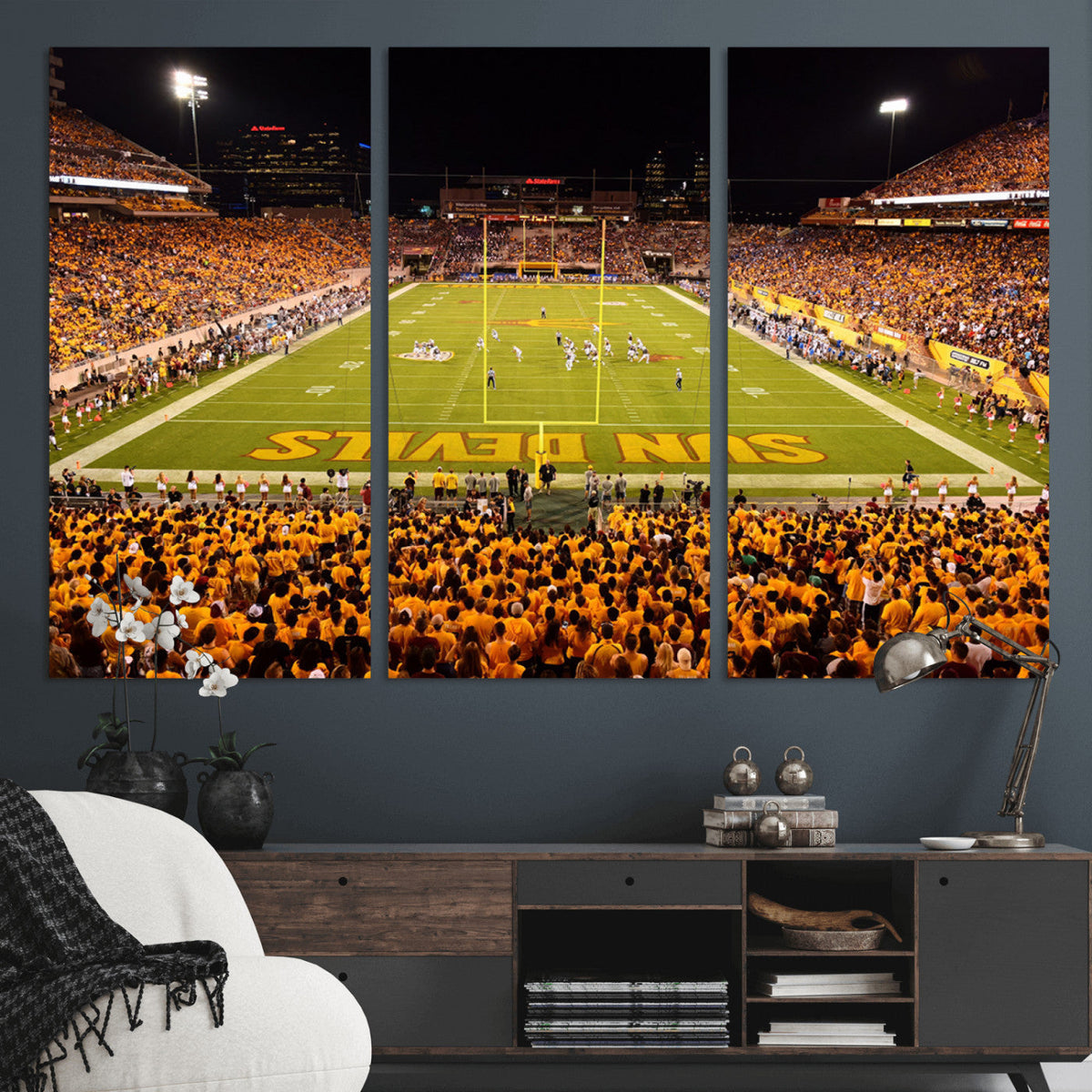 ASU Sun Devils Football Team Print - Phoenix Mountain