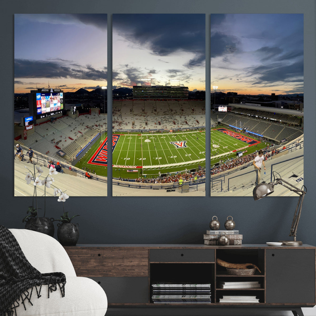 Arizona Wildcats Football Team Print - Tucson Arizona