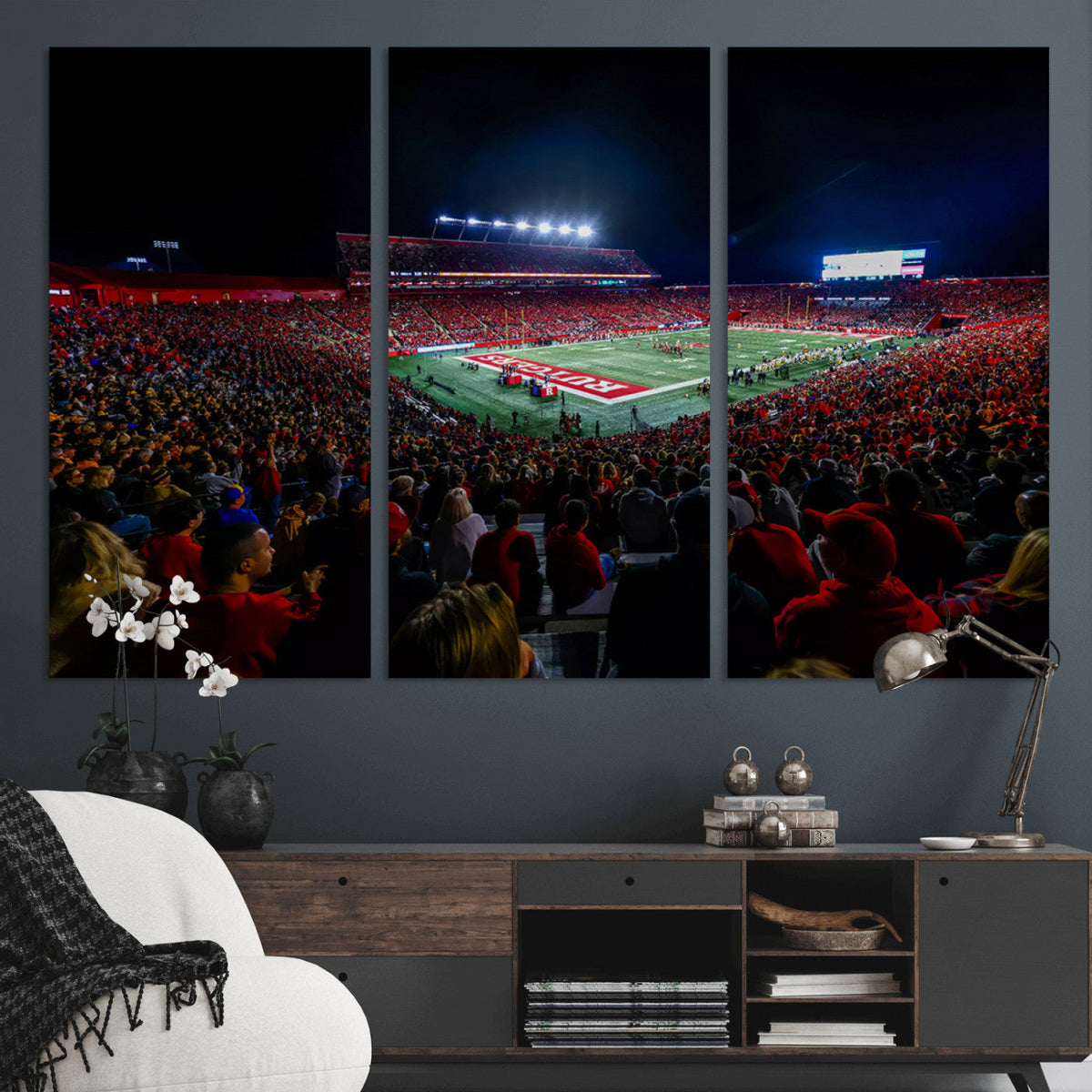 Rutgers Scarlet Knights Football Team Print - SHI Stadium,