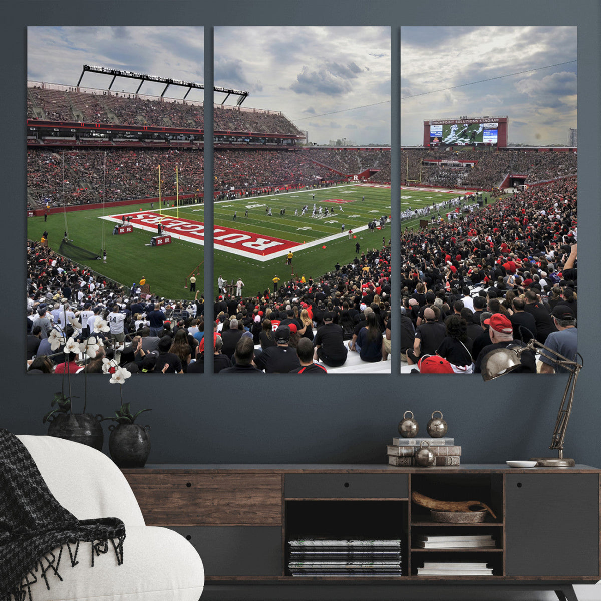 Rutgers Scarlet Knights Football Team Print - SHI Stadium,