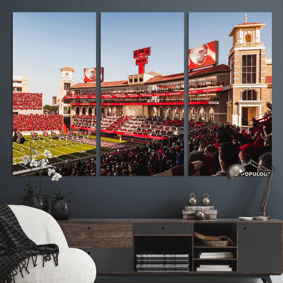 Jones AT&T Stadium Texas Tech Red Raiders Wall Art | Large