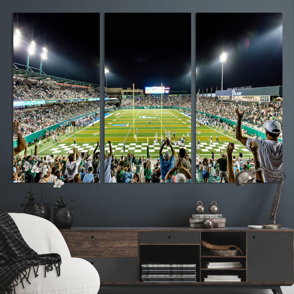 The Tulane University Green Wave Football Team Print - New