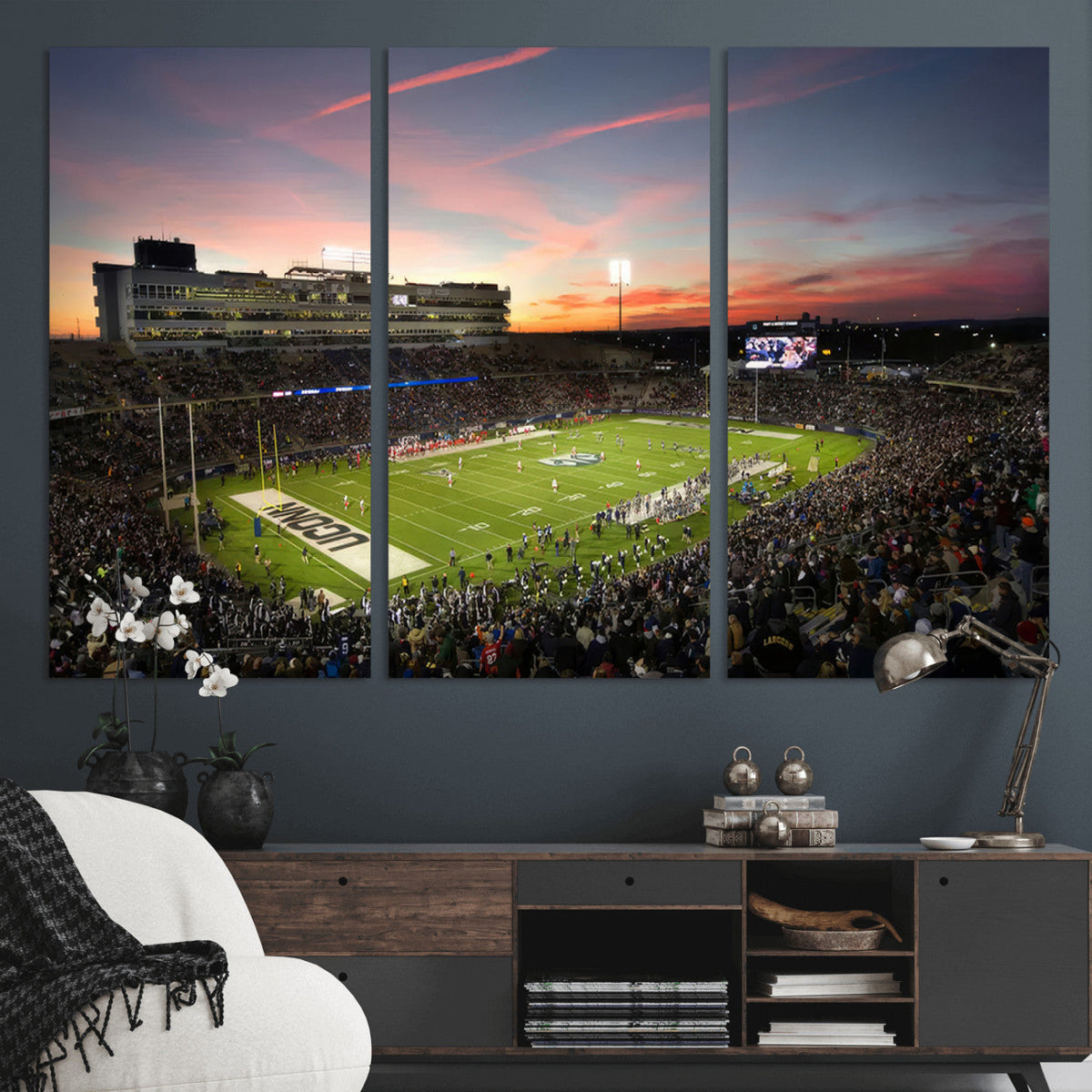 The University of Connecticut UCONN Huskies Football Team
