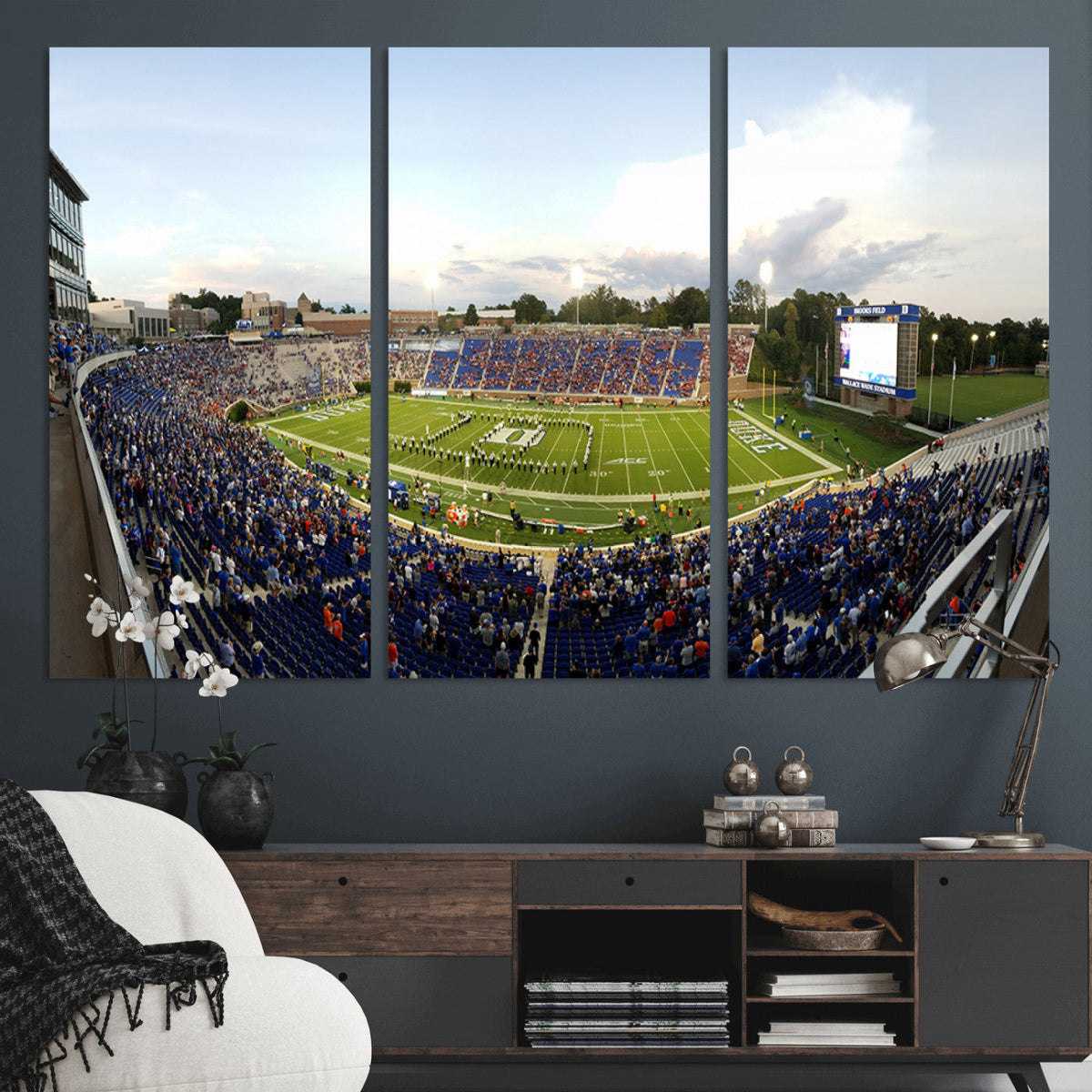 The Duke University Blue Devils Football Team Print - Durham