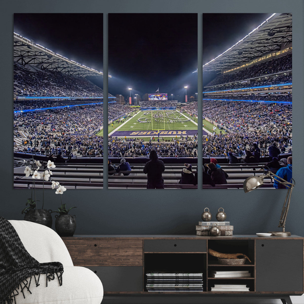 The University of Washington Huskies Football Team Print -