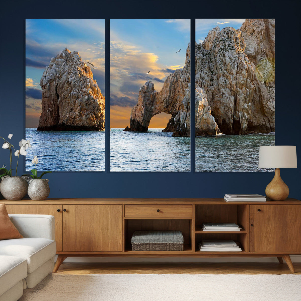 The Arch Cabo San Lucas Ocean Arch Wall Art Canvas Print,
