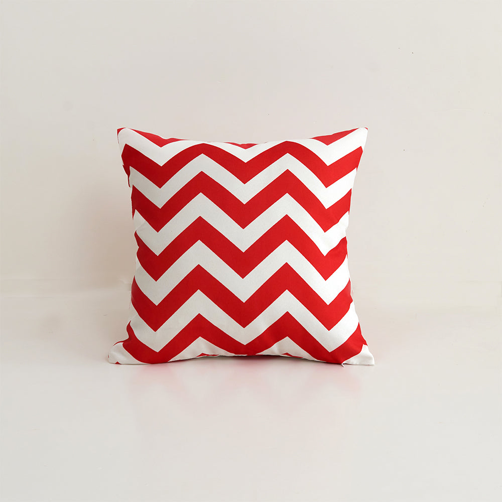 Set of 2 Stripes/Waving Outdoor Waterproof Throw Pillows (With Inserts) 2 sizes