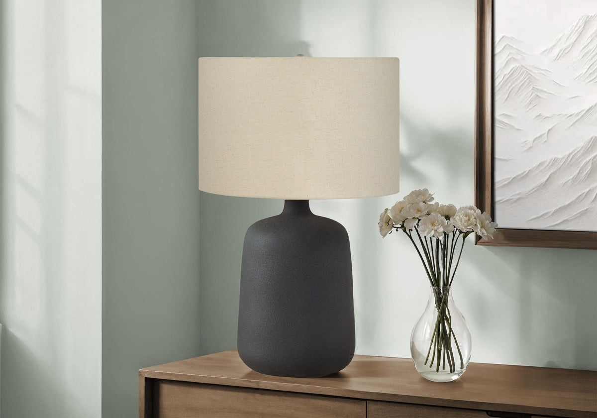 Lighting, Table Lamp Contemporary - Black