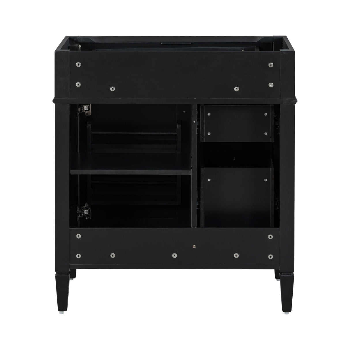 Bathroom Vanity With 2 Drawers And Tip-Out Drawer, Storage Cabinet