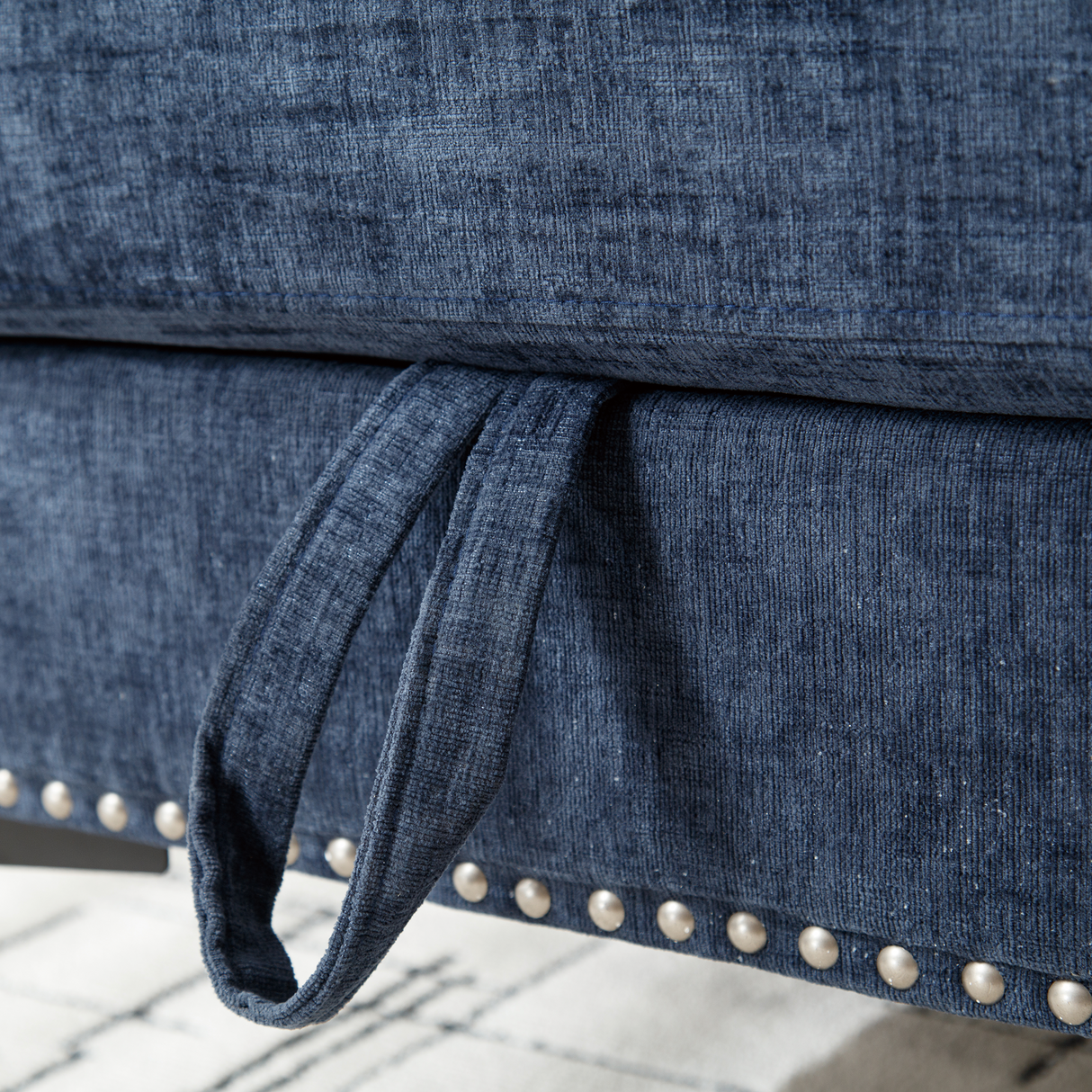 Modern Lounge Chenille Sectional Sofa