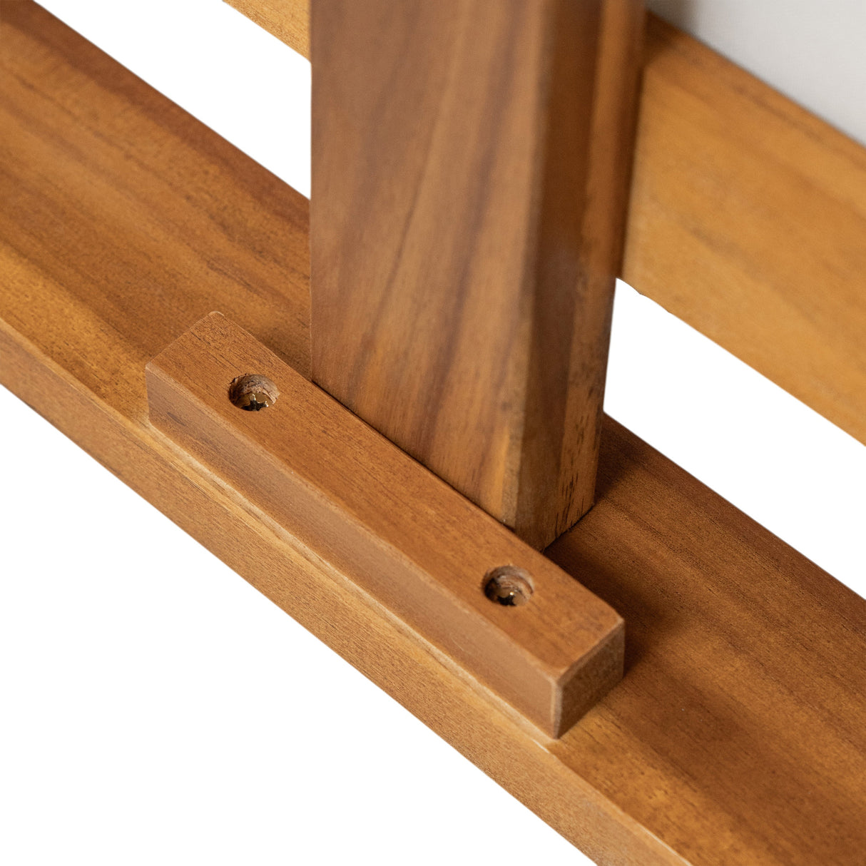 6 Piece Acacia Wood Outdoor Modular Sectional with Daybed and Tea Table