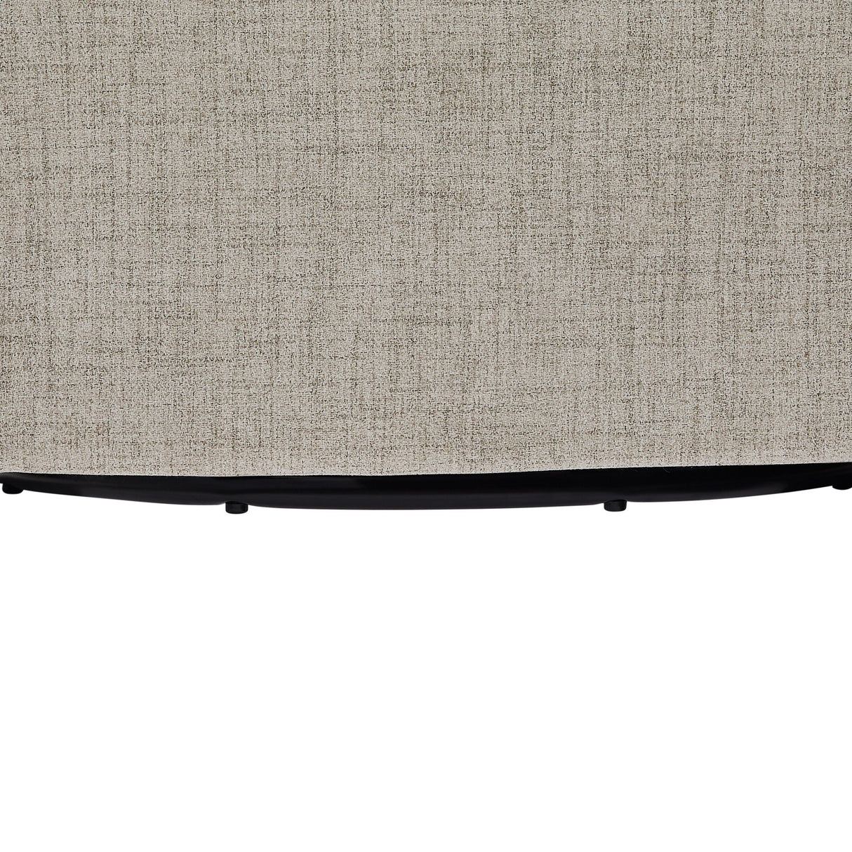Solitude - Skirted Swivel Accent Chair With Hemp Like
