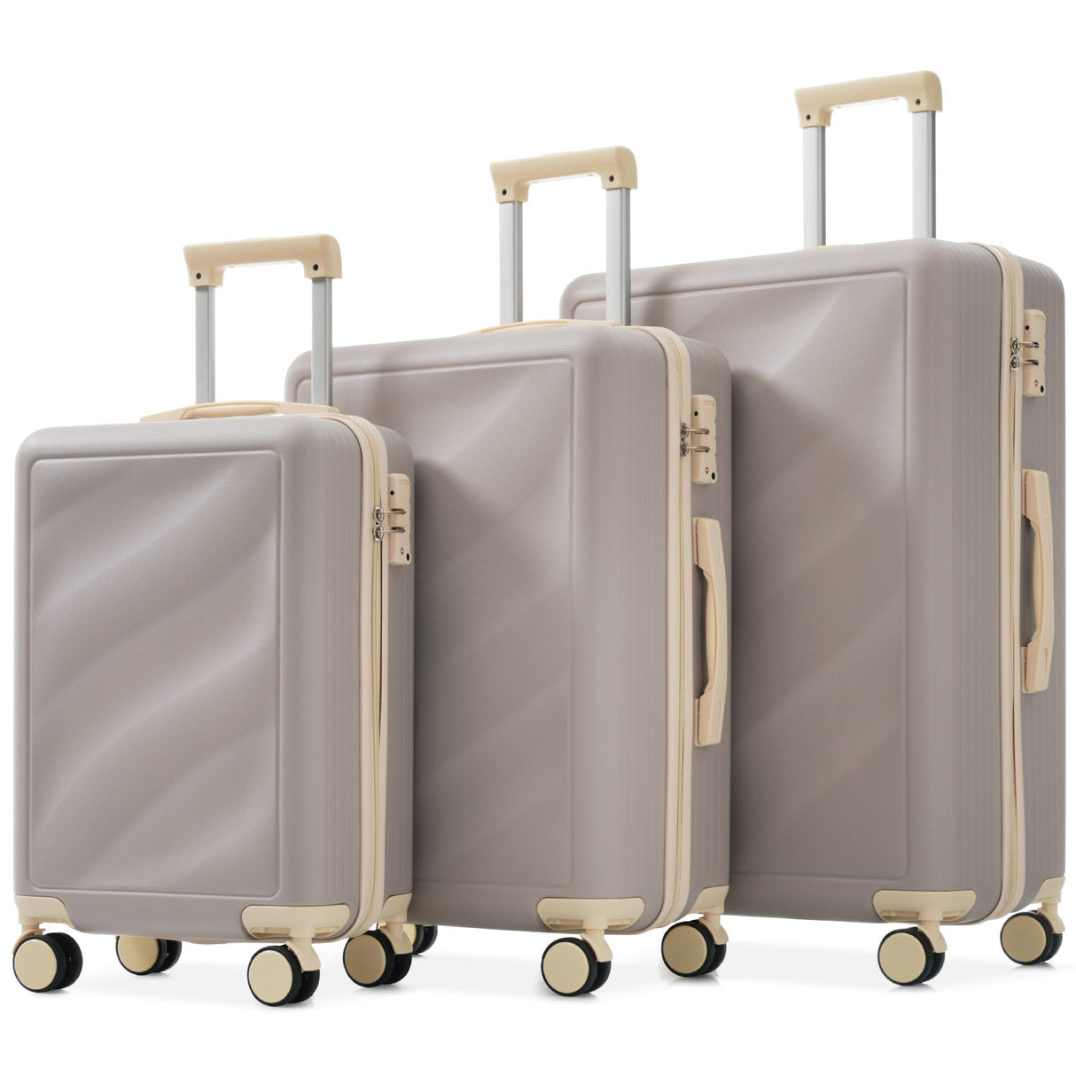 3 Piece Lightweight ABS Luggage Set